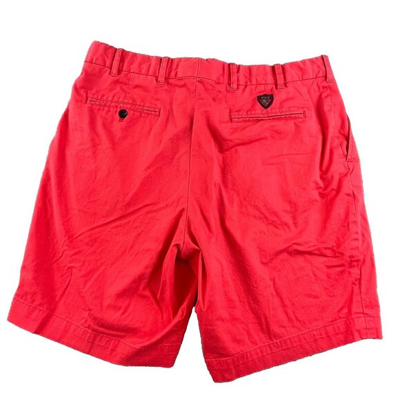 Polo Golf Ralph Lauren Chino Shorts Men's 34 Salmon Cotton Twill Stretch Golfing - Picture 2 of 12